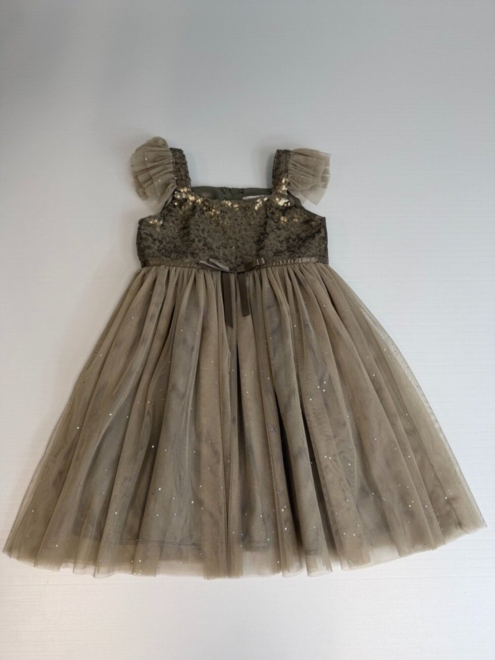 Popatu Dress Girl 4 Toddler Princess Sequin Tulle Halloween Costume Party Ex